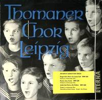 Пластинка виниловая И.С. Бах Хор мальчиков Томанер Tomaner chor ETERNA 300 мм. Excellent