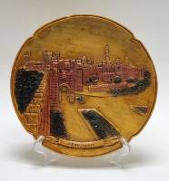 Тарелка декоративная панно настенное круглое Иерусалим Израиль