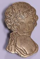 Значок Знак СССР "Мерлин Монро" На булавке, тяжёлый 