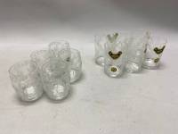 Набор рюмки Гусь хрустальный 11 шт