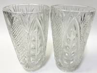 Ваза хрусталь СССР 16 см 2 шт 