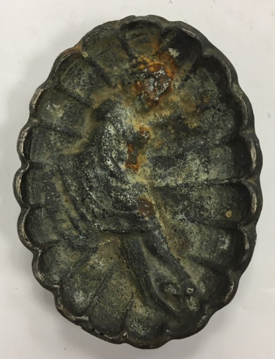 Пепельница, металл (сост. на фото)