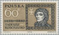 (1961-020) Марка Польша "Т. Костюшко"   Личности II Θ