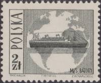 (1966-062) Марка Польша "Корабль 'Батори'"   Туризм III O