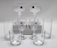 Креманки хрусталь 2 шт парные стаканы бокалы стекло 6 штук