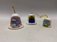 Сувенир колокольчик фарфоровый 3 шт