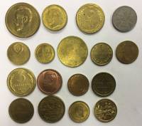 Набор копий редких монет Царской России и СССР, 17 шт.