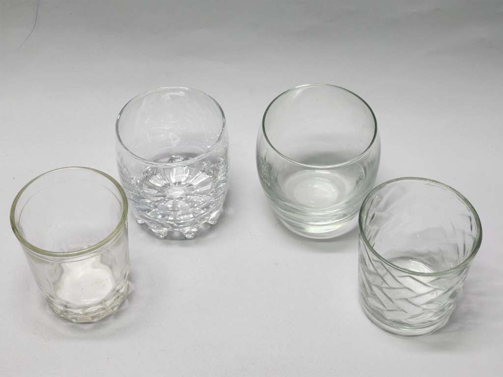 Стаканы для виски 4 шт разные