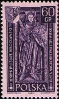 (1961-032) Марка Польша "Надгробие герцога Генриха IV"   Западная территория Польши III Θ