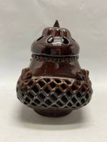 Подсвечник курильница керамика перфорация