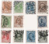 1927-053-56 058 059 062-66 Серия Набор марок 11 шт СССР  Стандартный выпуск II Θ