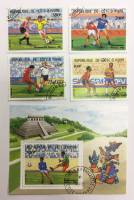 Набор из 4 марок + 1 блока, Кот-д`Ивуар, Гашёные, III Θ (сост. на фото) 