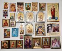 Набор икон 27 штук маленьких размеров 