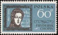 (1962-029) Марка Польша "Ф. Шопен"   Личности III Θ