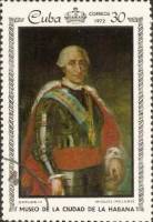 (1972-037) Марка Куба "Карл III"    Музей в Гаване III Θ