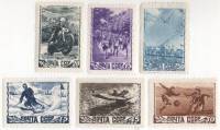 1948-021-22 87-90 Серия Набор марок 6 шт СССР  Советский спорт II O