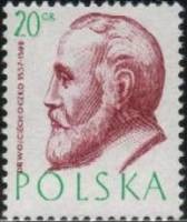 (1957-016) Марка Польша "Войцех Очко"   Знаменитые врачи №1 II Θ