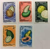 --  Набор марок Камерун 5 шт.  Негашеные , III O