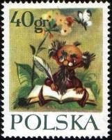 (1962-076) Марка Польша "Придворный историк"   Сказка М. Конопницкой II Θ