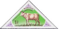 (1977-032) Марка Монголия "Тур "    Доисторические животные III Θ