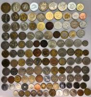 Набор иностранных монет 120 штук