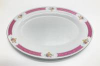 Блюдо овальное, фарфор, Китай