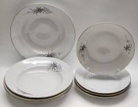 Тарелки 8 шт Болгария СССР винтаж фарфор суповые десертные