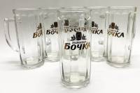 Пивные кружки Золотая бочка 0,5 л 6 шт