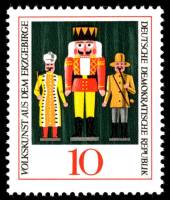 (1967-092) Марка Германия (ГДР) "Щелкунчик"    Народное искусство II O
