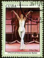 (1976-071) Марка Куба "Балет "Эдип""    V Международный фестиваль балета, Гавана III Θ