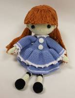 Вязаная куколка "Эми", ручная работа, в идеальном состоянии