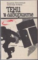 Книга Тени в лабиринте 1990 В. Безымянный Киев Твёрдая обл. 200 с. Без илл.