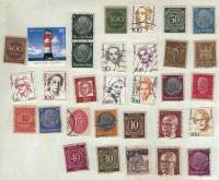 Смесь годов--  Набор марок Германия 30 шт.  Гашёные , II Θ