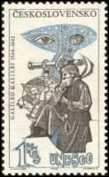 (1964-015) Марка Чехословакия "Галилео Галилей"    Личности II Θ