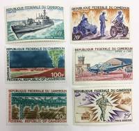 --  Набор марок Камерун 6 шт.  Негашеные , III O