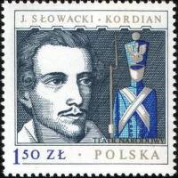 (1978-056) Марка Польша "Юлиуш Словацкий"    Польские драматурги II Θ