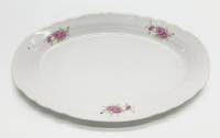 Блюдо овальное цветы, Дулёво, 50-е годы, СССР