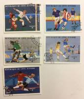 --  Набор марок Кот-д’Ивуар 5 шт.  Гашёные , III Θ