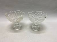 Конфетница креманка хрусталь 2 шт