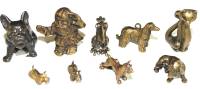 Набор бронзовых фигурок, 9 шт., новые