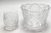 Салатник + стакан, хрусталь, СССР