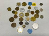 Набор жетоны метро, таксофон, памятные монеты разных стран, 32 шт