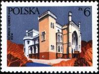 (1977-054) Марка Польша "Замок, Корник"    Памятники архитектуры. I Θ