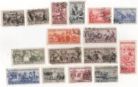 1933-06 09-11 13 14 17-26 Серия Набор марок 16 шт СССР  Народы II Θ