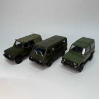 Набор моделей УАЗ-3171 3972 3172 1:43 без блистера