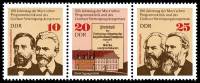 (1975-042) Лист (3 м) Германия (ГДР) "Основоположники коммунизма"    Готский конгресс 100 лет III Θ