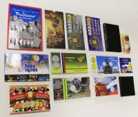 Набор тематических альбомов-планшетов и блистеров для монет, 14 штук, Сет№6 (см. фото)