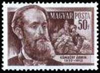 (1954-057) Марка Венгрия "Арминий Вамбери"    Scientists II Θ