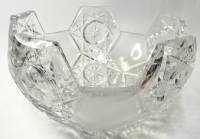 Салатник ваза футбольный мяч хрусталь 