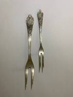 Вилка сервировочная 2 шт, серебро 875 пр. СССР